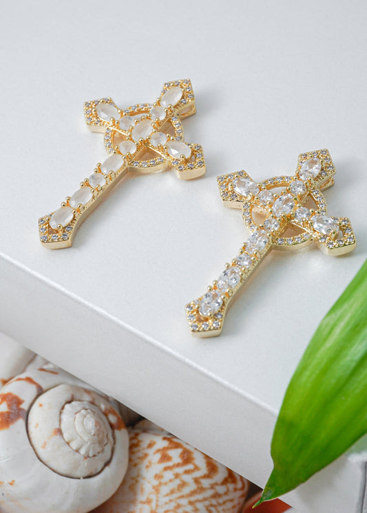 REF 24448 Dije Cruz Circonias