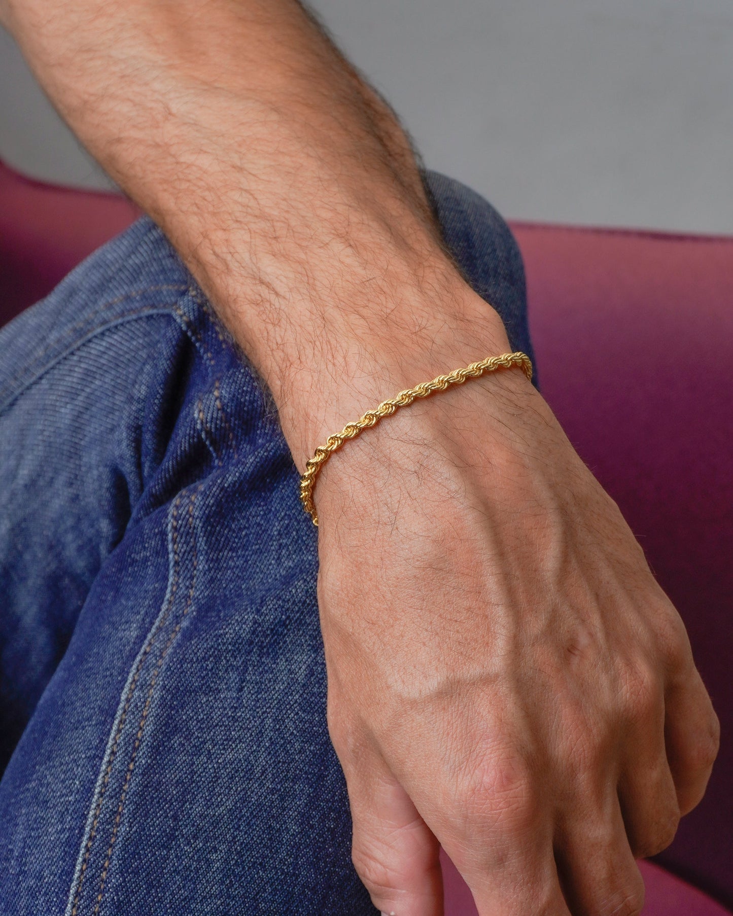 REF: 54597 Pulsera Lazo ( 20 cm- 4 MM )