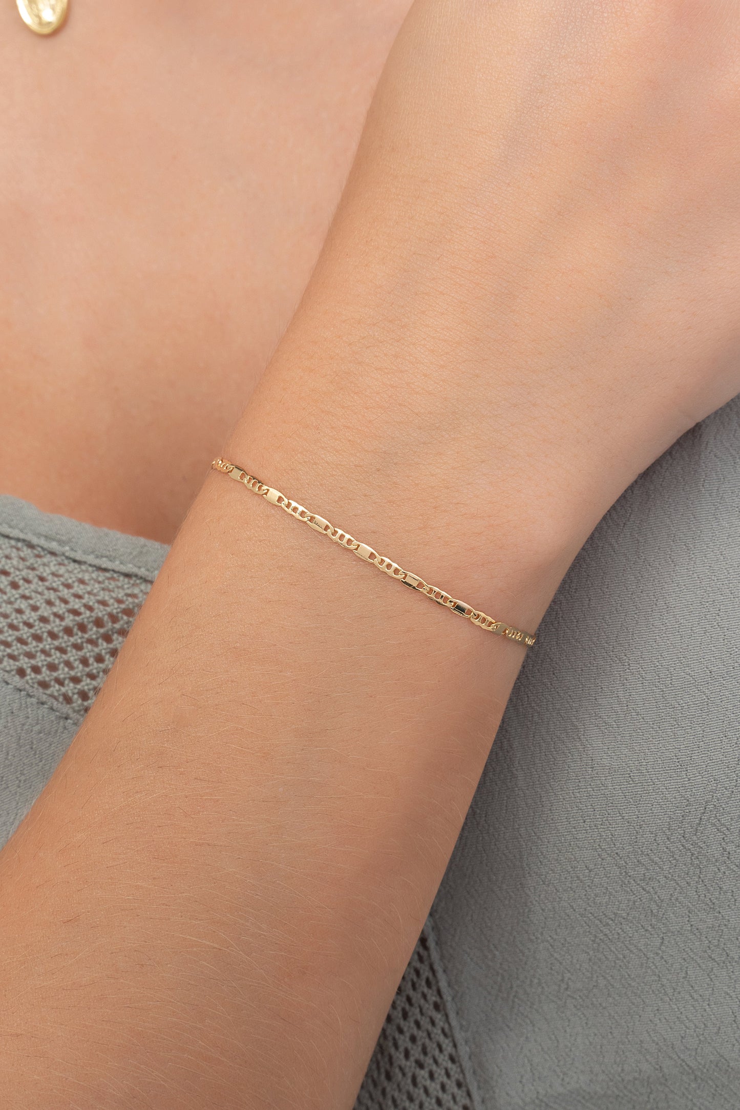 Pulsera Escalera y Plana 18cm