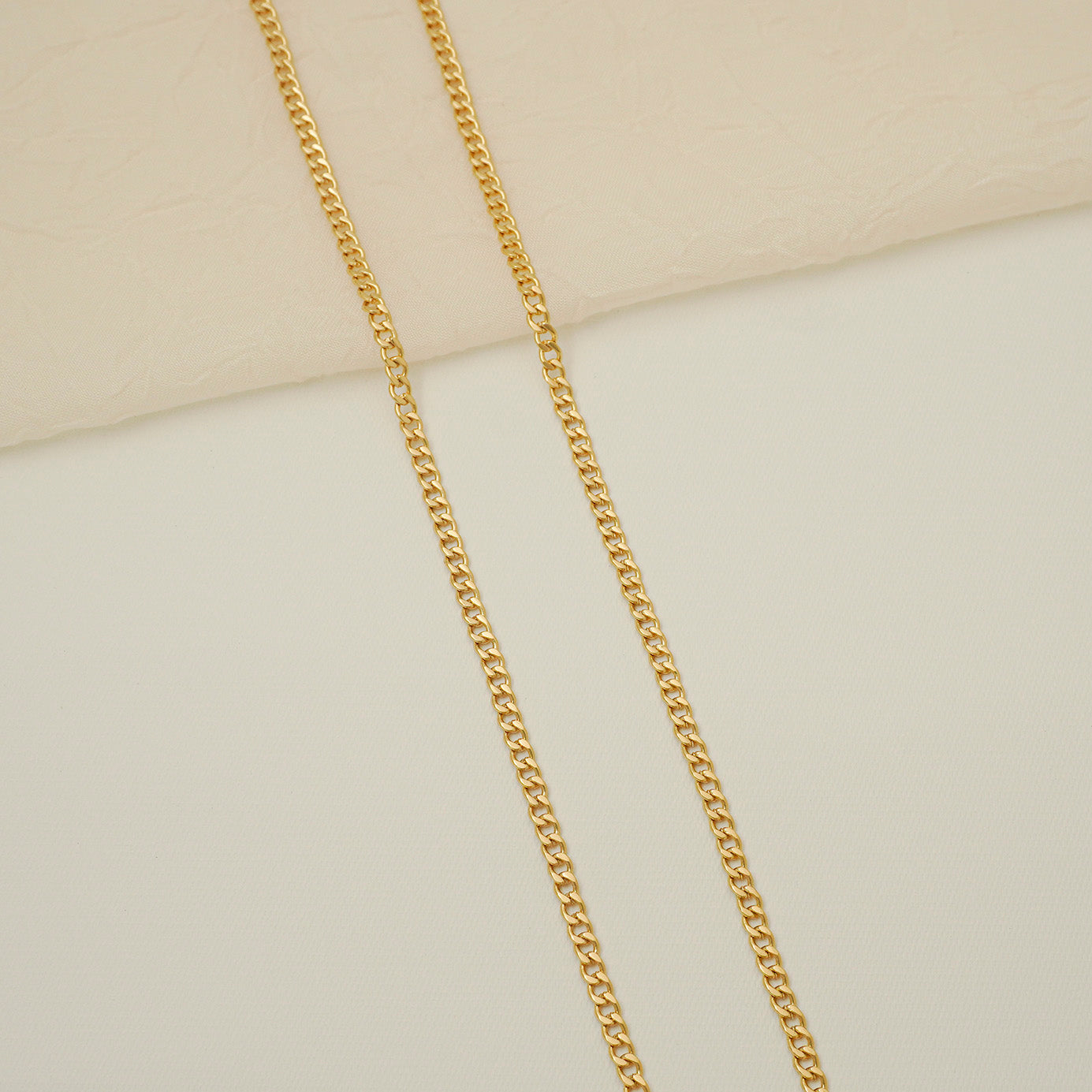 Cadena Cubana 3mm 65cm