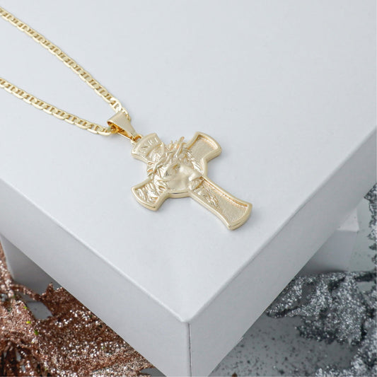 REF 23044 -Dije Cruz Sagrado Rostro