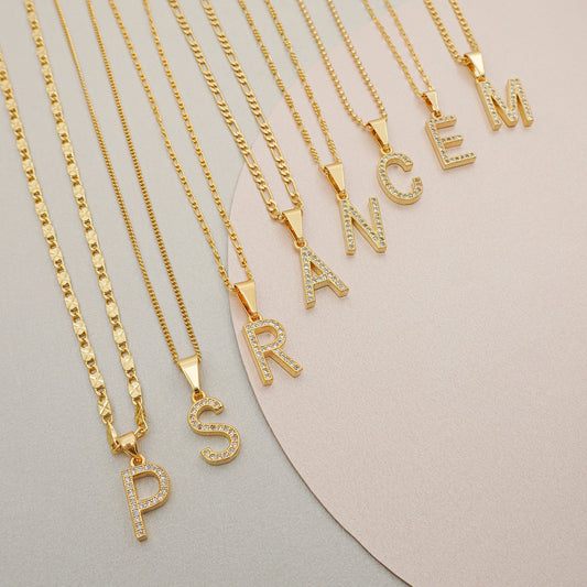 REF: 24360 Dije letras con circonias